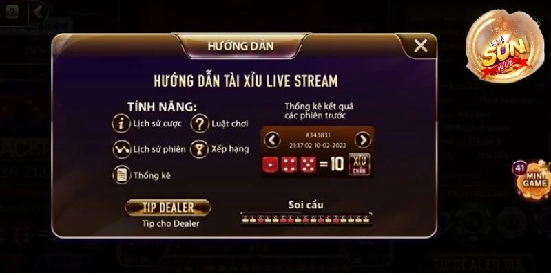 Cược thủ cần nắm được luật chơi cơ bản của game tại Sunwin